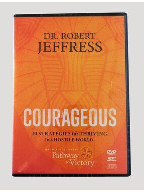 Courageous 10 Strategies Dr Robert Jeffress DVD MP3 Audio Compact Disc 2020 New